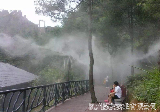 极悦娱乐喷雾降温降尘设备